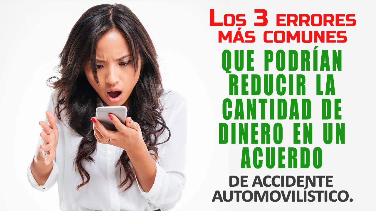 Abogado Accidente Vegas - 3 errores comunes que reducen - Ryan Alexander